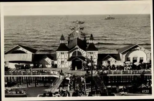 Ak Ostseebad Sellin Rügen, Seebrücke