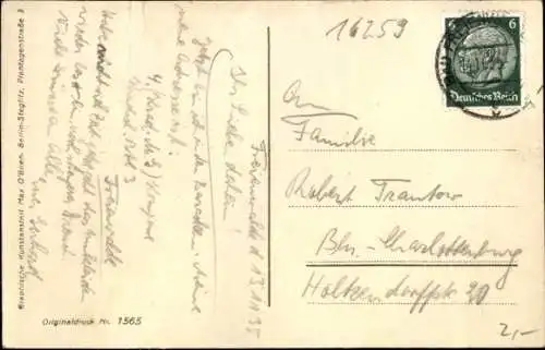 Ak Bad Freienwalde an der Oder, Teilansicht mit Aussichtsturm