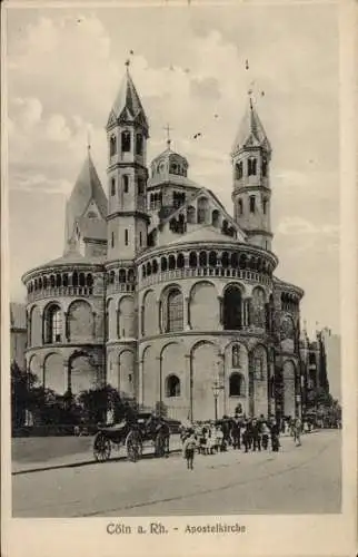 Ak Köln am Rhein, Apostelkirche