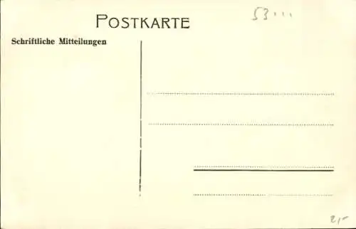 Ak Bonn am Rhein, Beethovens Geburtshaus, Gartenansicht