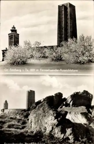 Ak Niederreifenberg Schmitten im Taunus, Großer Feldberg, Fernsehsender-Aussichtsturm