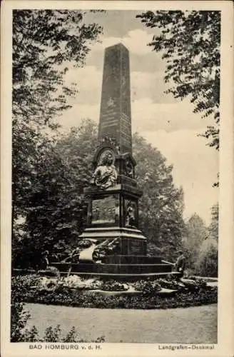 Ak Bad Homburg vor der Höhe Hessen, Landgrafen-Denkmal