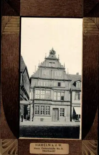 Ak Hameln an der Weser Niedersachsen, Haus Osterstraße No. 9, Wallbaum