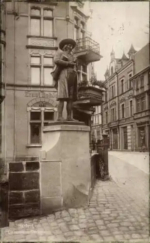 Ak Herford in Nordrhein Westfalen, Linnenbauer Denkmal, Gregor v. Bochmann