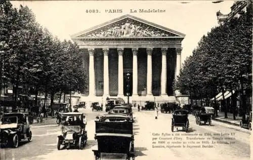 Ak Paris VIII, La Madeleine