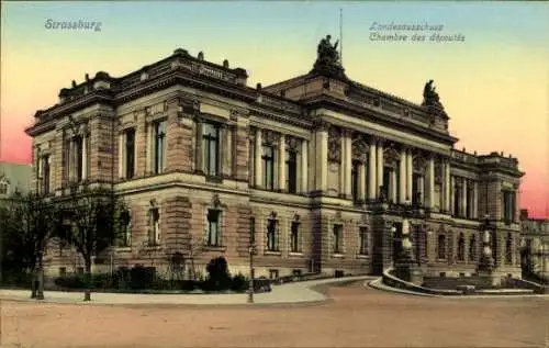 Ak Strasbourg Straßburg Elsass Bas Rhin, Landesausschuss