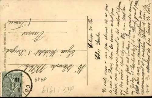 Ak Colmar Kolmar Elsass Haut Rhin, Kopfhaus