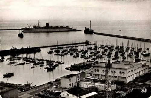 Ak Le Havre Seine-Maritime, kleiner Yachthafen