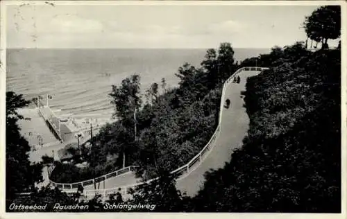 Ak Swetlogorsk Ostseebad Rauschen Ostpreußen,  Schlangenweg