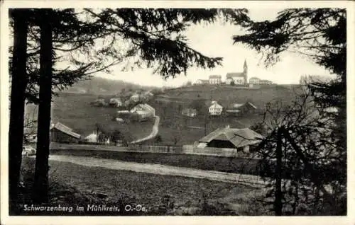 Ak Schwarzenberg Oberösterreich, Teilansicht