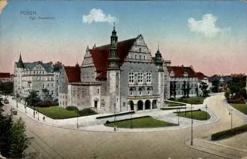 Ak Poznań Posen, Königliche Akademie