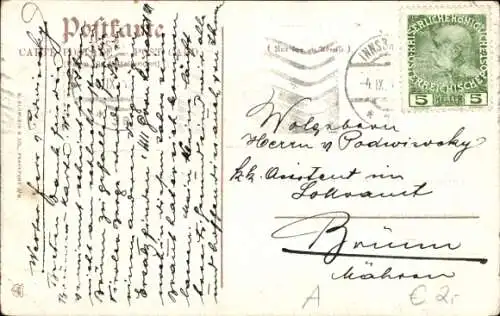 Ak Innsbruck in Tirol, Universitätsstrasse