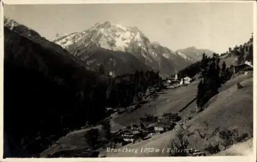 Ak Brandberg im Zillertal in Tirol, Brandberg 1092 m