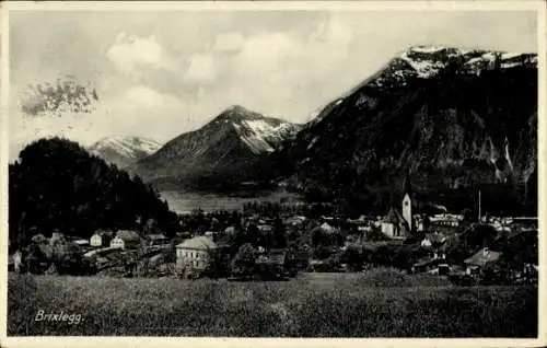 Ak Brixlegg in Tirol, Gesamtansicht mit Bergpanorama