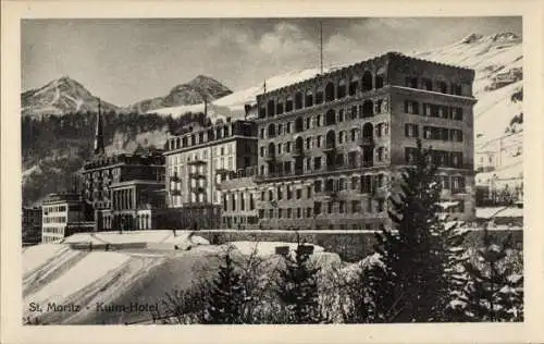 Ak Sankt Moritz Kanton Graubünden, Kulm-Hotel