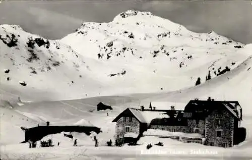 Ak Obertauern in Salzburg, Radstädter Tauern, Seekarhaus, Schnee