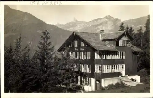 Ak Wengen Kanton Bern, Pension Bergheim