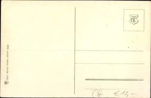 Ak Kanton Sankt Gallen, Gesamtansicht, Landesflagge