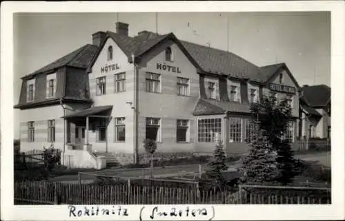 Ak Rokytnice v Orlických horách Rokitnitz im Adlergebirge Region Königgrätz, Hotel