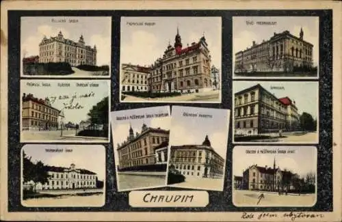 Ak Chrudim Region Pardubice, Detailansichten