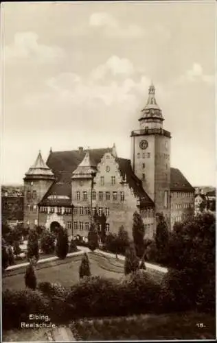 Ak Elbląg Elbing Westpreußen, Realschule