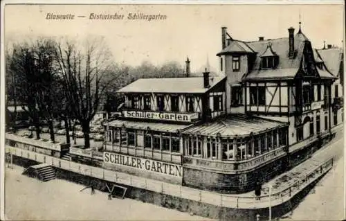 Ak Dresden Blasewitz, Historischer Schillergarten