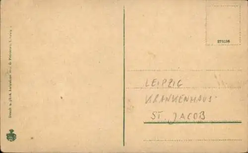 Ak Leipzig, Sächsisch Thüringische Ausstellung 1897, Parklandschaft, Holzhäuser, Bäume, Fußweg