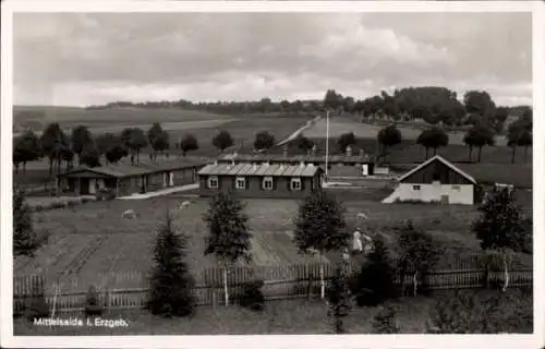 Ak Mittelsaida Großhartmannsdorf im Erzgebirge, Bauernhof