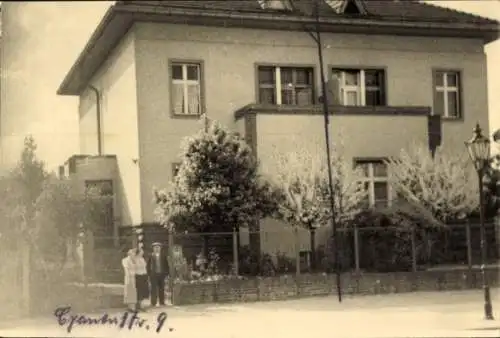 Foto Ak Berlin Prenzlauer Berg, Wohnhaus Cyanenstraße 9, Anwohner