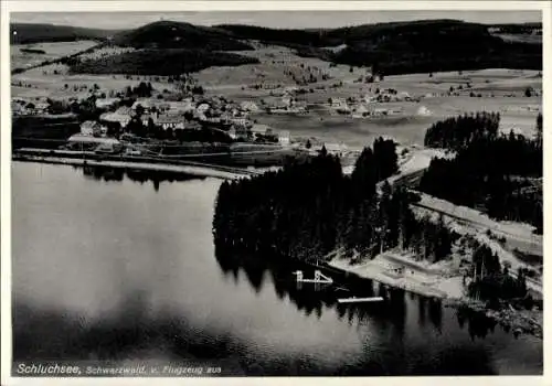Ak Schluchsee im Schwarzwald, Fliegeraufnahme