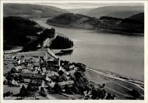 Ak Schluchsee im Schwarzwald, Fliegeraufnahme