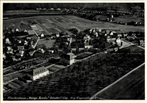 Ak Betzdorf an der Sieg, Fliegeraufnahme, Missionshaus Heilige Familie