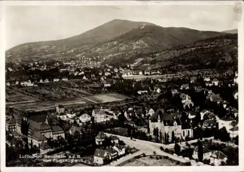 Ak Bensheim an der Bergstraße Hessen, Fliegeraufnahme