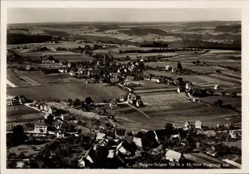 Ak Sulgau-Sulgen Schramberg im Schwarzwald, Fliegeraufnahme