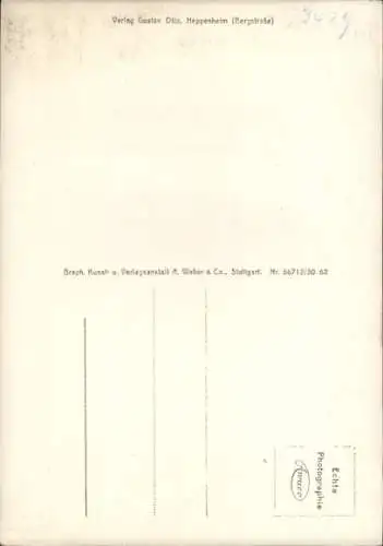 Ak Heppenheim an der Bergstraße, Fliegeraufnahme