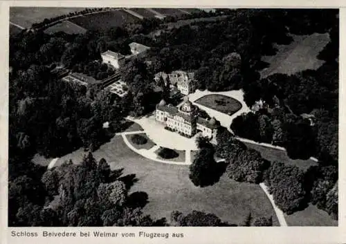 Ak Weimar in Thüringen, Schloss Belvedere