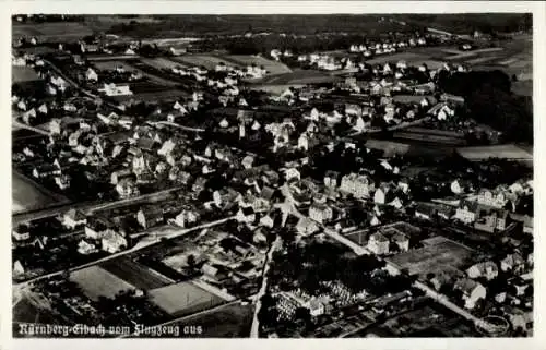 Ak Eibach Nürnberg in Mittelfranken, Fliegeraufnahme