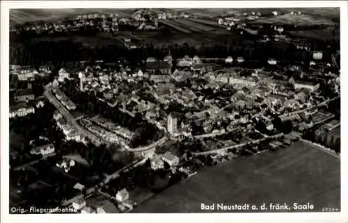 Ak Bad Neuhaus Bad Neustadt an der Saale Unterfranken, Fliegeraufnahme