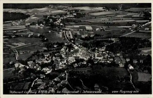 Ak Loßburg im Schwarzwald, Fliegeraufnahme