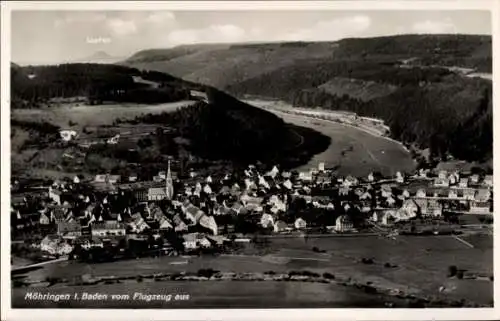 Ak Möhringen in Baden Tuttlingen, Fliegeraufnahme