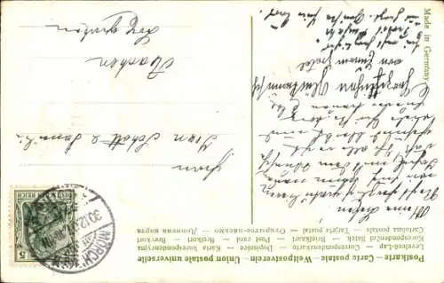 Präge Ak Glückwunsch Neujahr, Kleeblatt, Kinder, Schneemann