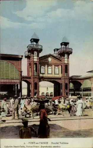 CPA Port-au-Prince Haïti, Marché Vallières