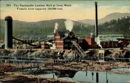 PC Ione Washington USA, Panhandle Lumber Mill