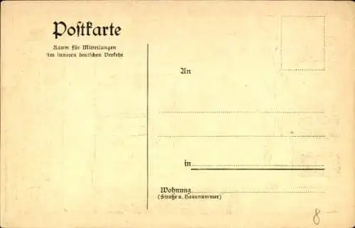 Steindruck Ak Magdeburg an der Elbe, Portal der Heydeckerei, jetzt am Neuen Museum