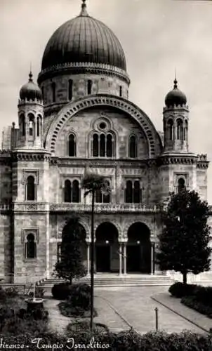 Ak Firenze Florenz Toscana, Israelitischer Tempel, Synagoge