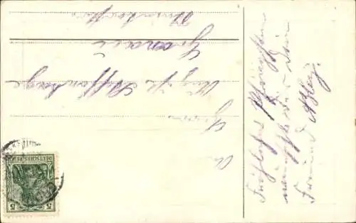 Präge Ak Glückwunsch Pfingsten, Maikäfer