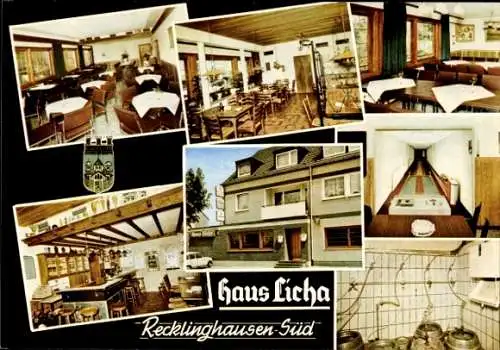 Ak Recklinghausen Süd, Bochumer Straße, Gaststätte Haus Licha, Recklinghausen-Süd