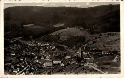 Ak Alpirsbach im Schwarzwald, Alpirsbach im Schwarzwald, Luftkurort im württ. Schwarzwald, dir...