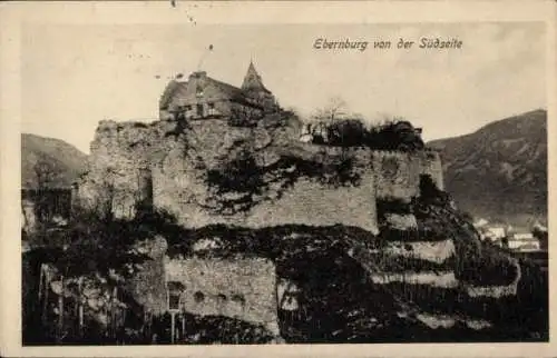 Ak Alt Münster am Stein Ebernburg Rheinland Pfalz, Ebernburg von der Südseite