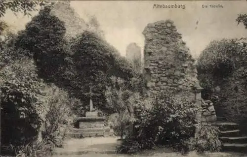 Ak Altenbamberg in Rheinland Pfalz, Altenbaumburg, Ruine der Kapelle auf der Altenbaumburg